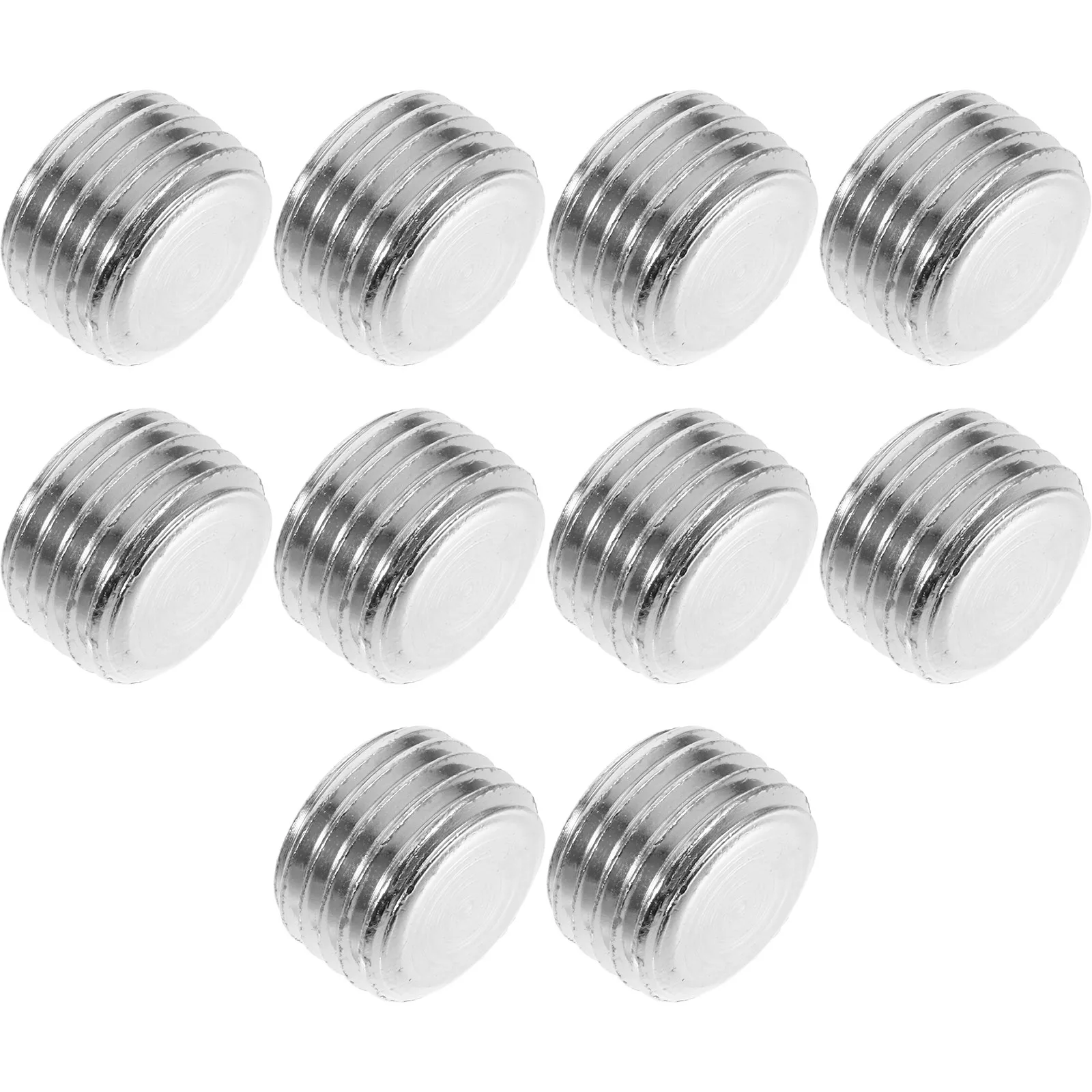10Pcs Waterproof Hex Head Pipe Plug Steel Threaded Insert Seal for Pneumatic Connector Thread Repair Kit Industrial Pipe Seals