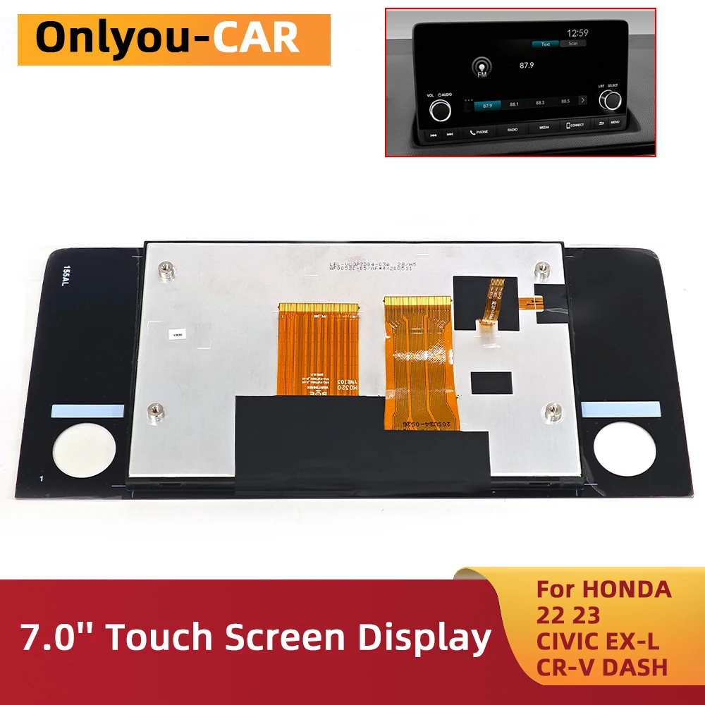 

Новый 7-дюймовый сенсорный ЖК-дисплей 8A100-T20-A22 для HONDA CIVIC EX-L CR-V 2022 2023