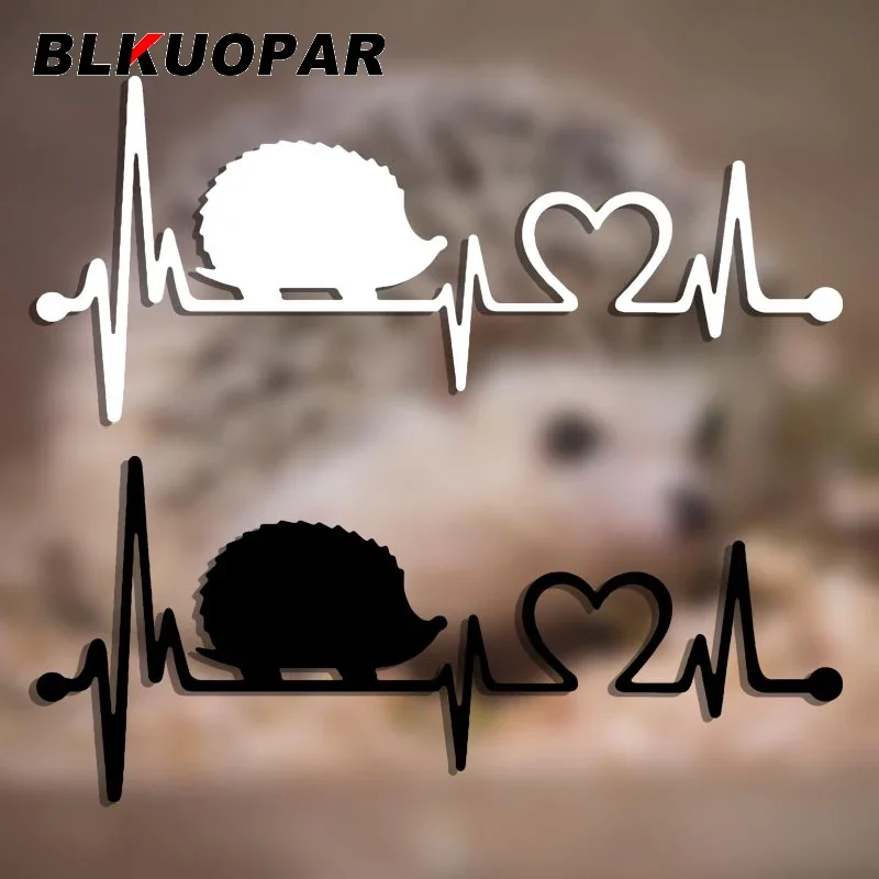 

Наклейки на автомобиль BLKUOPAR Hedgehog Heartbeat Curve, виниловые наклейки в стиле аниме, устойчивые к царапинам, для ноутбуков, мотоциклов, украшения для автофургонов, автомобильные наклейки