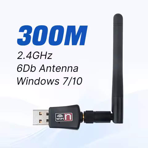 300M USB WiFi Adapter RTL8192 USB2.0 Receiver Wireless 802.11 N/g/b WiFi Adapter for PC Desktop Laptop Deiver Free