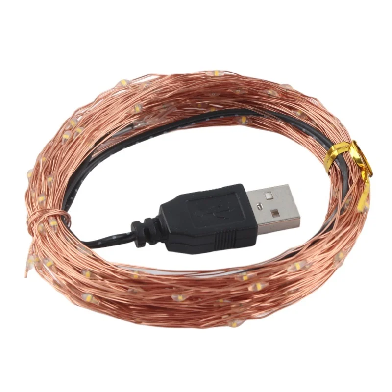 

Гирлянды на USB-питании, праздничные гирлянды, гирлянды-нити для вечеринок, свадеб, фестивалей, украшения спальни и стола