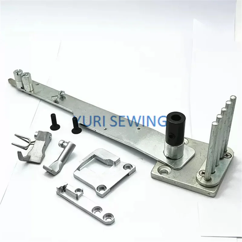 Durkopp 669 hemming guage set,needle position,with needle plate,teeth high quality industrial sewing machine accessories