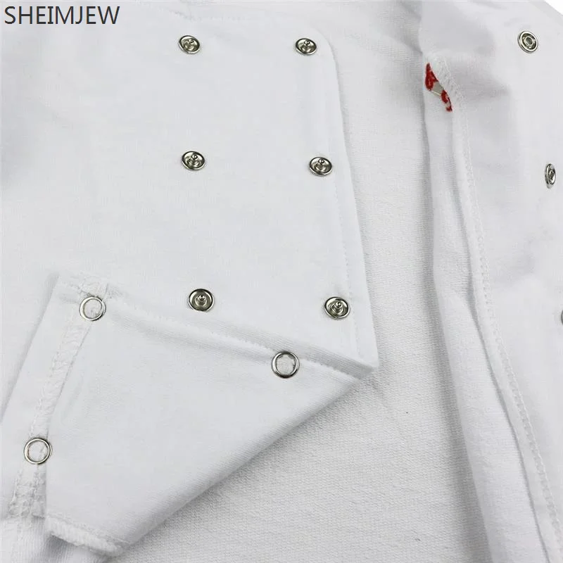 Carnival Cosplay Outfits Baby Boy Girl Carnival Cook Chef Long Sleeve Little Chef 3 Piece T-shirt Pants Hat Photography Costume view 6