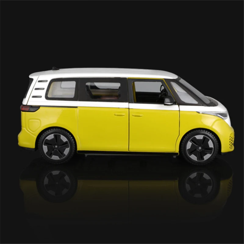 Maisto 1:24 Volkswagen ID BUZZ Alloy BUS Car Model Diecasts Simulation Metal Travel Bus Car Vehicles Model Collection Kids Gifts