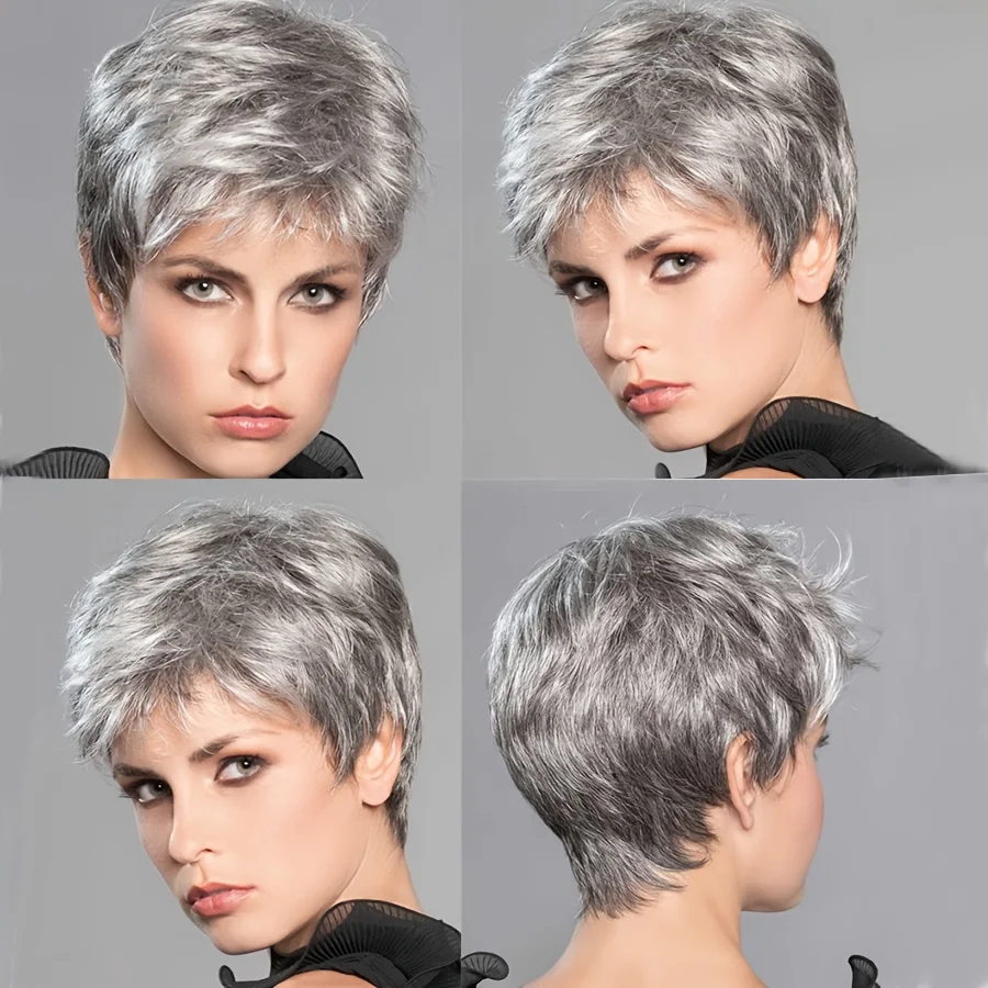 

1 шт. женский парик из синтетического волокна, легкий и дышащий, простой в уходе, классический повседневный стиль, для ношения каждый день