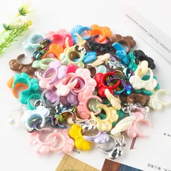 10/20/30pcs UV Clear Bows Beads For Handmade Pen Accessories Making/Earring/Necklace DIY Parts Jewelry Findings Components