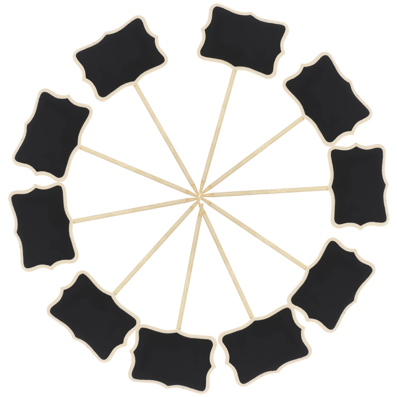 

10 Pcs Mini Blackboards Vertical Message Boards Lightweight Signs Chalkboard Price Tags Plant Markers Weddings Garden Decor