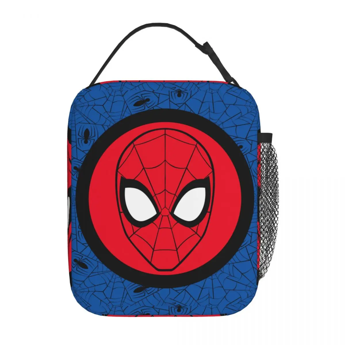 Spider Man Head Logo borse per il pranzo isolate contenitore per il pranzo a tenuta stagna borsa termica Lunch Box Tote Beach Picnic uomo donna