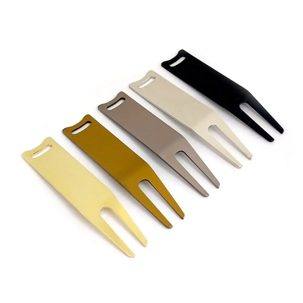 

Durable Metal Golf Green Fork Bent Fixing Golf Pitch Fork Anti-scratch Lawn Maintenance Course Grass Maintenance