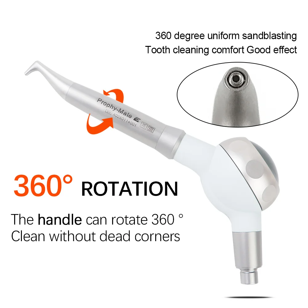 Dental Air Flow Jet Polishing Polisher fit QD Coupling NEO Air Polishing Prophy Jet Handpiece for N*K Anti Suction oral Hygiene
