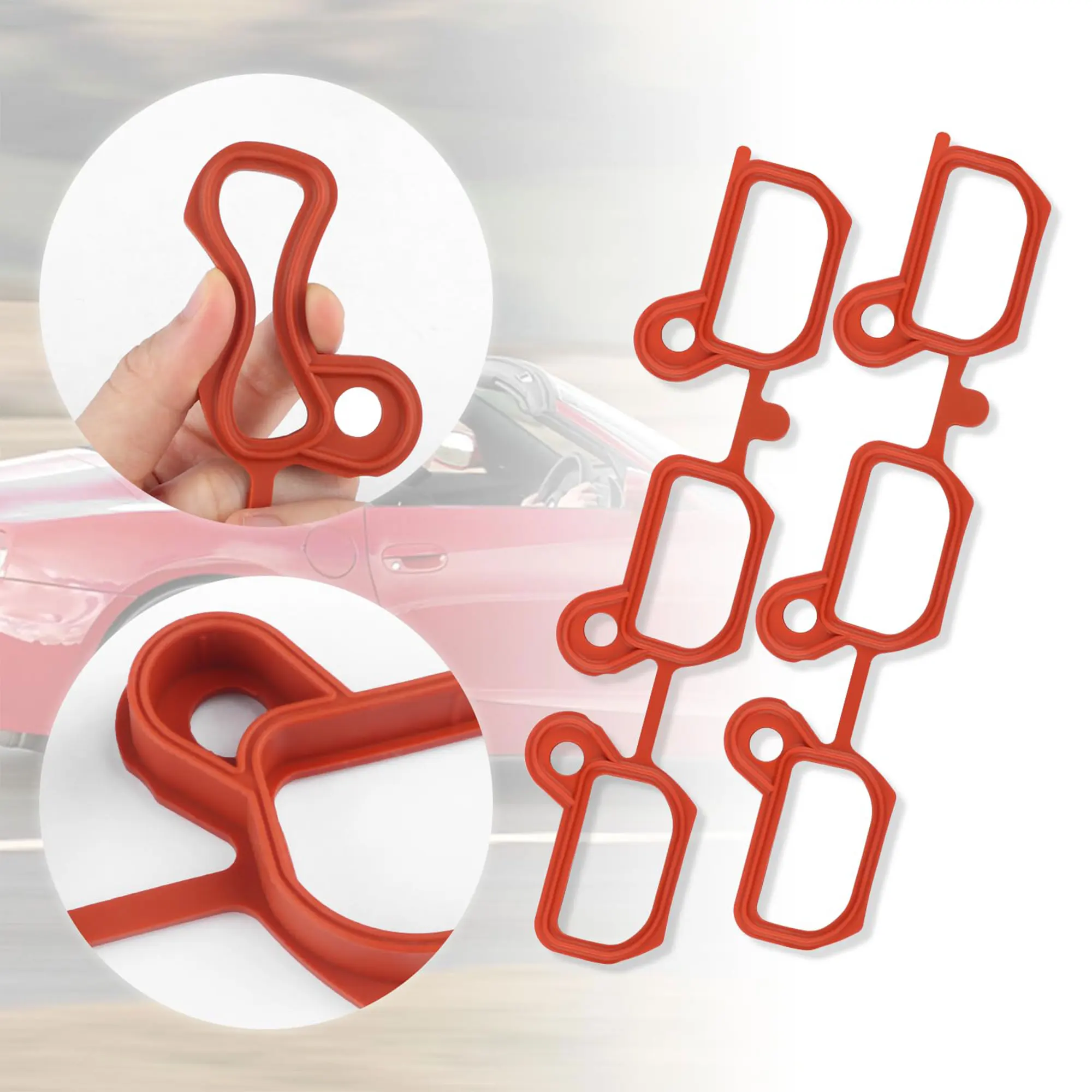 11611436631 Intake Manifold Gasket Set For BMW E46 E39 E60 X3 X5 Z3 Z4 M52TU M54 2.5L 2.8L 3.0L 1999-2006 view 5