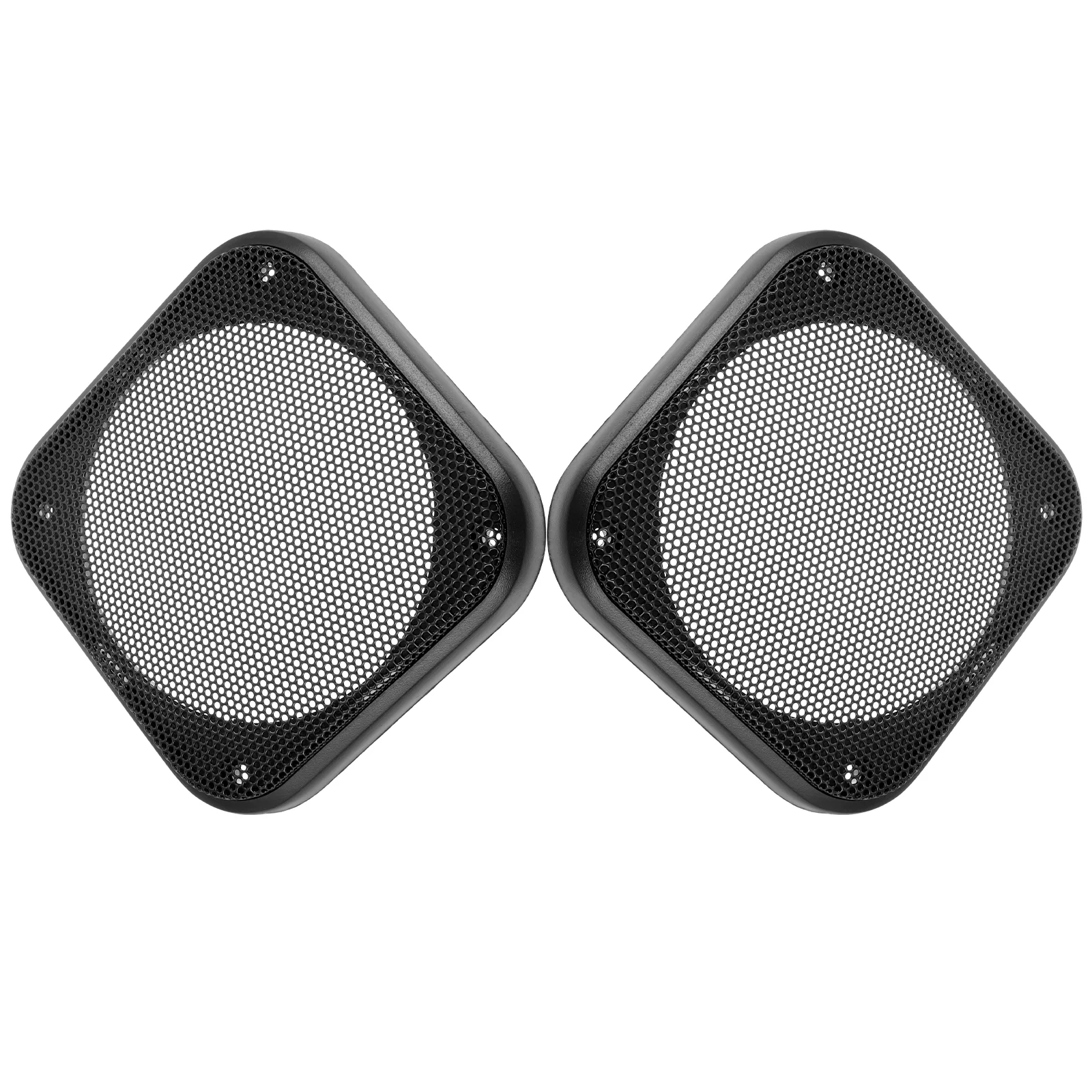 2 Stuks Speakerss Grille Mesh Auto Subwoofer Grills Accessoires Metalen Plastic Hoezen