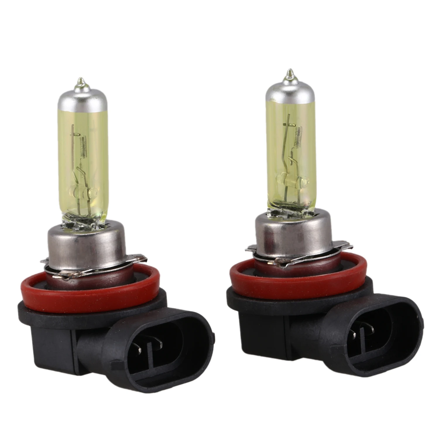 

2 Pcs Dc 12v 55w H11 3000k Super Yellow Car Foglight Light Bulb Lamp