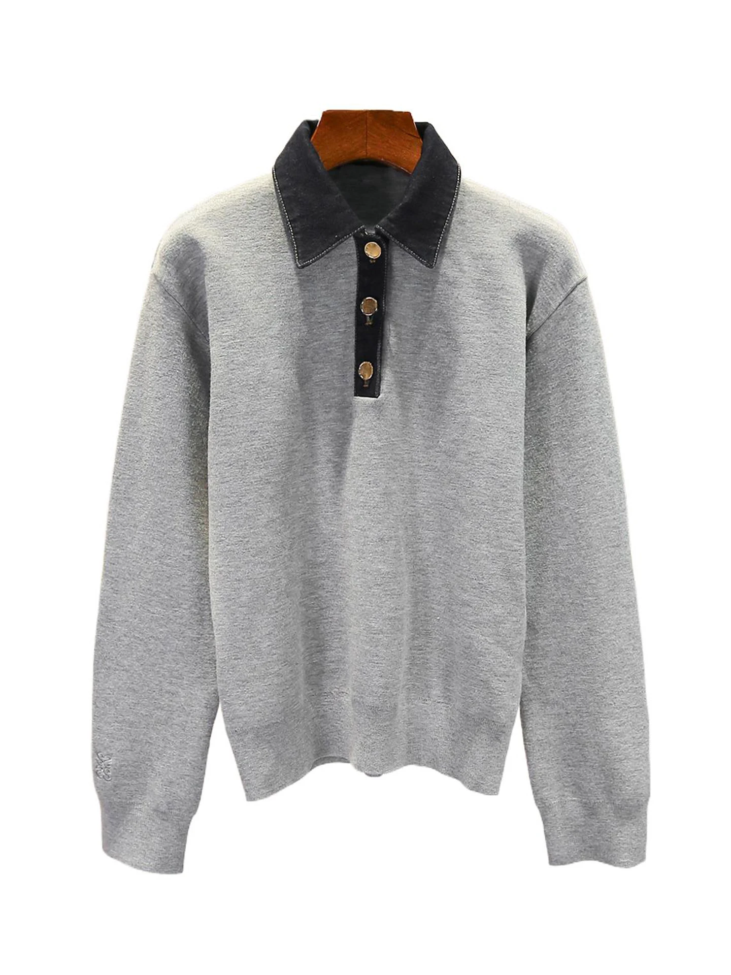 

S Home South Oil Высококачественный женский повседневный трикотажный осенний новый универсальный джинсовый модный спортивный костюм для поездок на работу