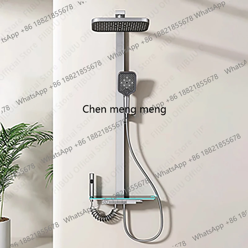 

Многофункциональный душевой набор: современная минималистичная система, ручная душевая лейка, полный комплект для ванной комнаты, аксессуары для душа