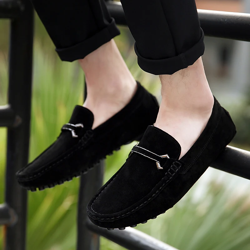 MAEDEF Mens Loafers Casual Driving Shoes PU Leather Breathable Soft Loafers for Men Shoe Lightweight Comfort Slip on Men's Shoes