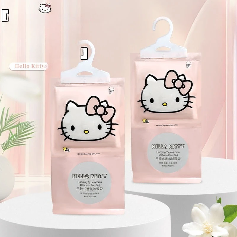 

MINISO SANRIO Hello Kitty Kawaii Anime Cartoon Fragrance Dehumidification Bag Dormitory Wardrobe Dry Schoolchildren Sweetness