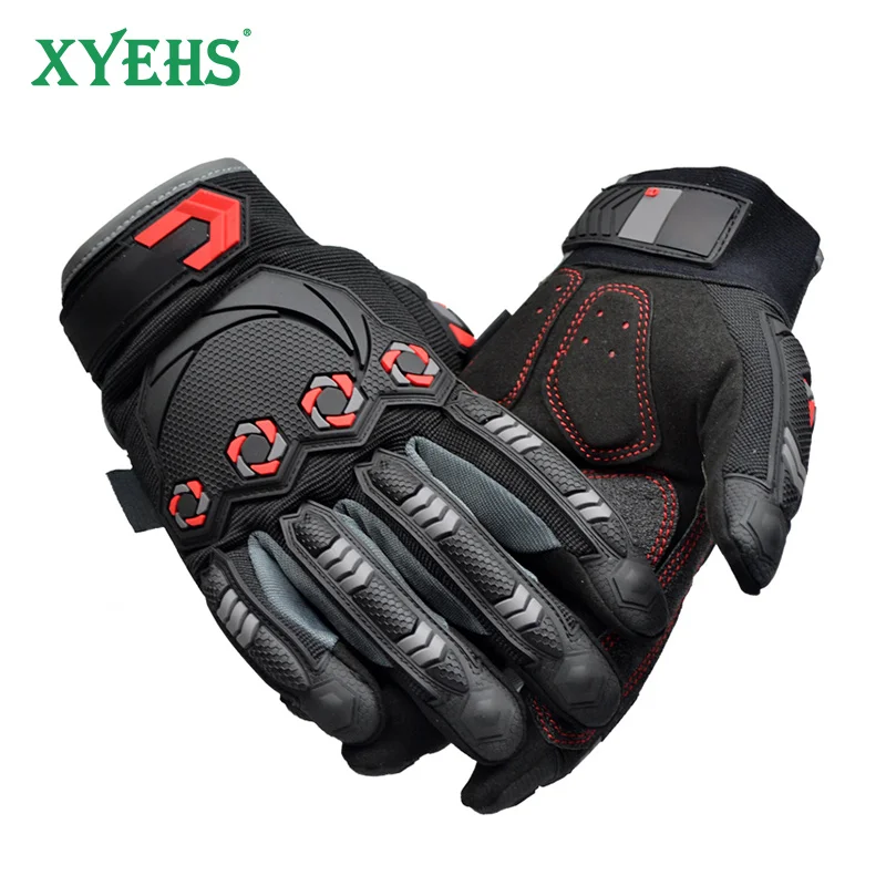 

XYEHS Rescue Work Gloves | TPR Knuckle Impact, Ultra Abrasion Palm, Oil & Water Resistant for Construction/Petroleum/Riding