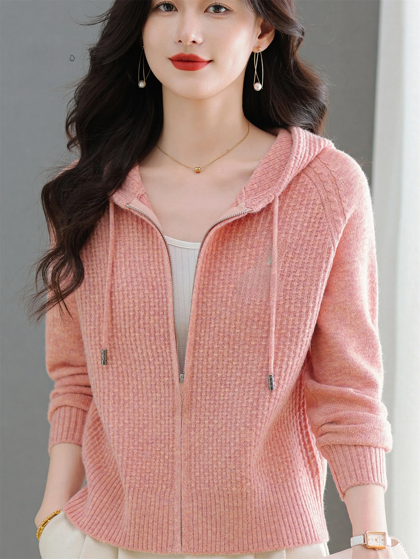 

Faionable Knitted ort Svel Cardigan for Young Mothers Spring Autumn Loose Base Layer Outerwear for Middle Aged And ...