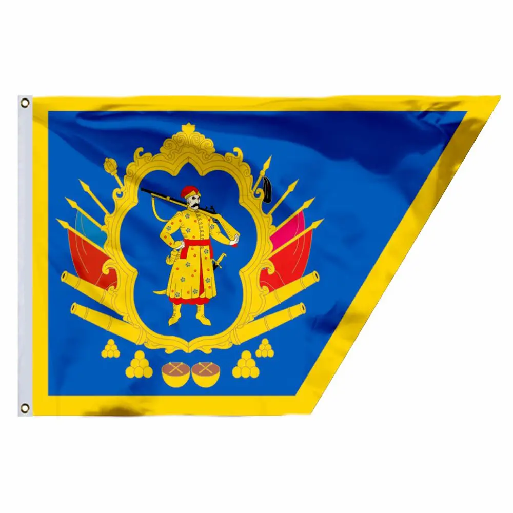 

Ukraine Cossack Hetmanat Flag 90X150CM 3X5FT 100D Polyester Double Stitched High Quality Free Shipping