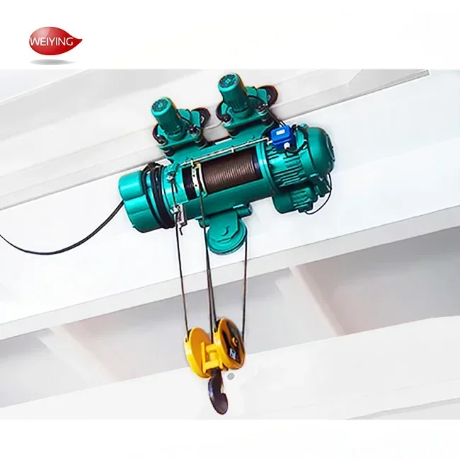 1- 50 ton Trolley Crane Electric Hoist / Wire Rope Electric Hoist Lifting Motor