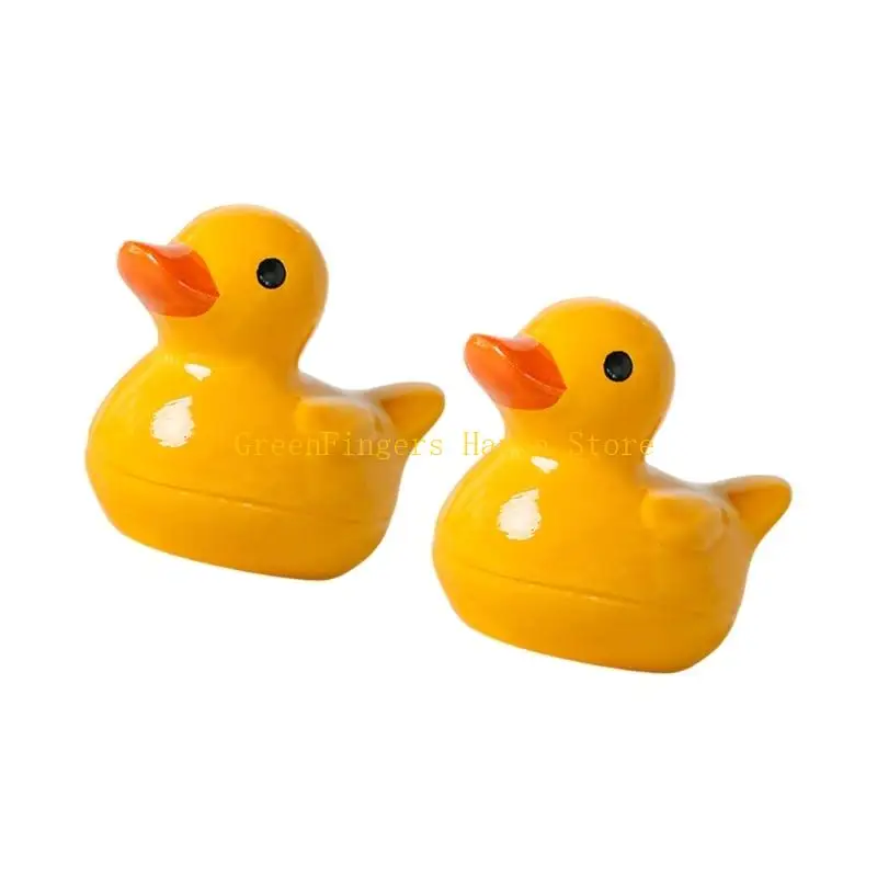 F68D Pack Of 2 Lovely Duck Ceramic Toilet Bolt Covers For Bathroom Improvement And Concealing Visible Bolts