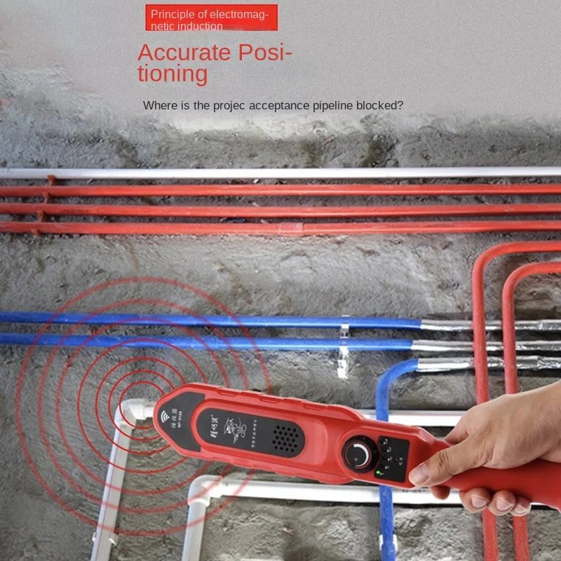 

Factory Price 20M/40M High-Precision Pipeline Blockage Detector Pvc Instrument Diagnostic Scanner Pipeline With Waterproof P