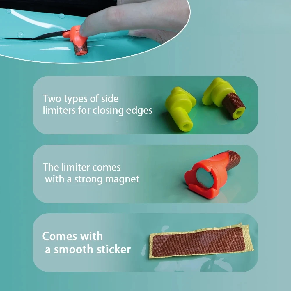 ALIWRAP Magnetischer Stopper-Halter Präzisions-Kantenschneidewerkzeug für Vinyl-Autofolierung Schneidemesser Hilfswerkzeug – Detail 8