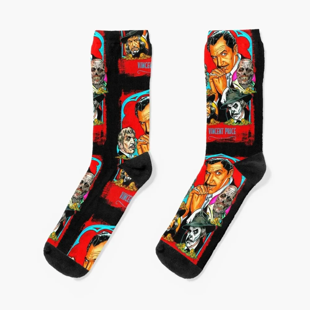 

Vincent Price - Master Terror Socks designer winter thermal Socks Man Women's