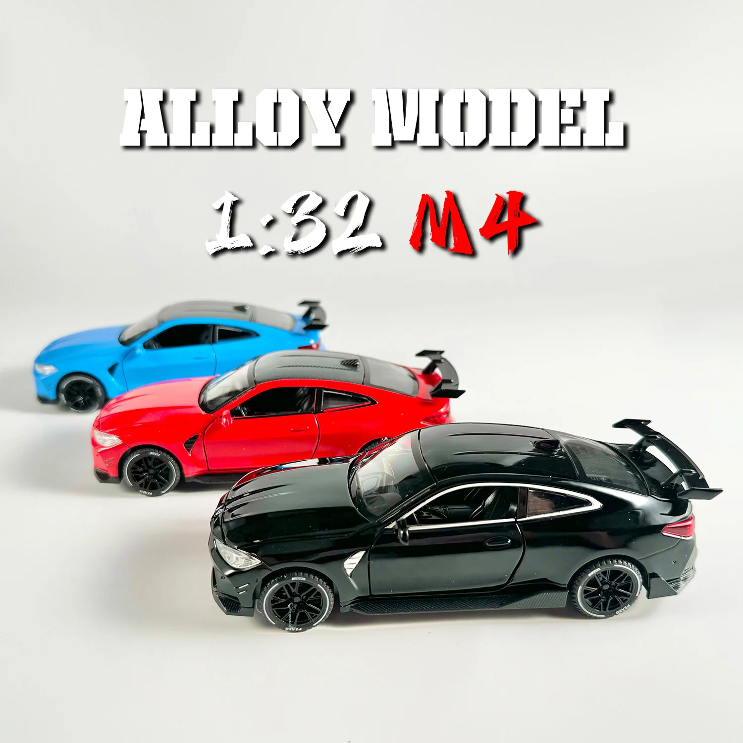 

Модель из сплава 1:32M4, имитация звука и света, лучшая коллекция для любителей моделей автомобилей, изысканные настольные украшения