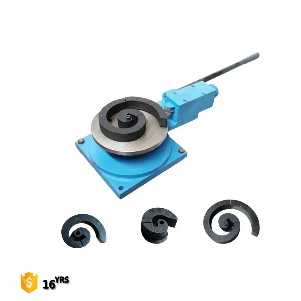 

Good DH-SWC 10mm Square Steel Flat Iron Hand Scroll Flower Bending Machine S Shape Pattern Making Machine