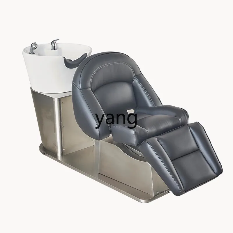 Yjq Smart Electric Multi-Functional High-End Automatic Shampoo Chair Beauty Salon Special Hair Salon Simple Folding