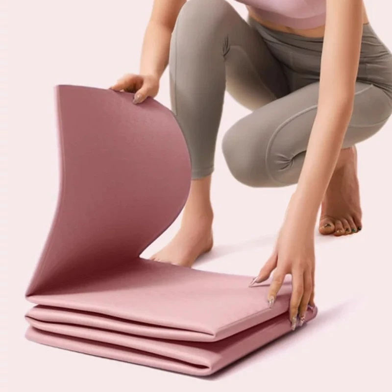 Esterilla de Yoga Plegable, Portátil, Antideslizante, para Dormir, Fitness, Hogar, Estudiantes de Primaria, Siesta Infantil, Uso en Interiores y Exteriores