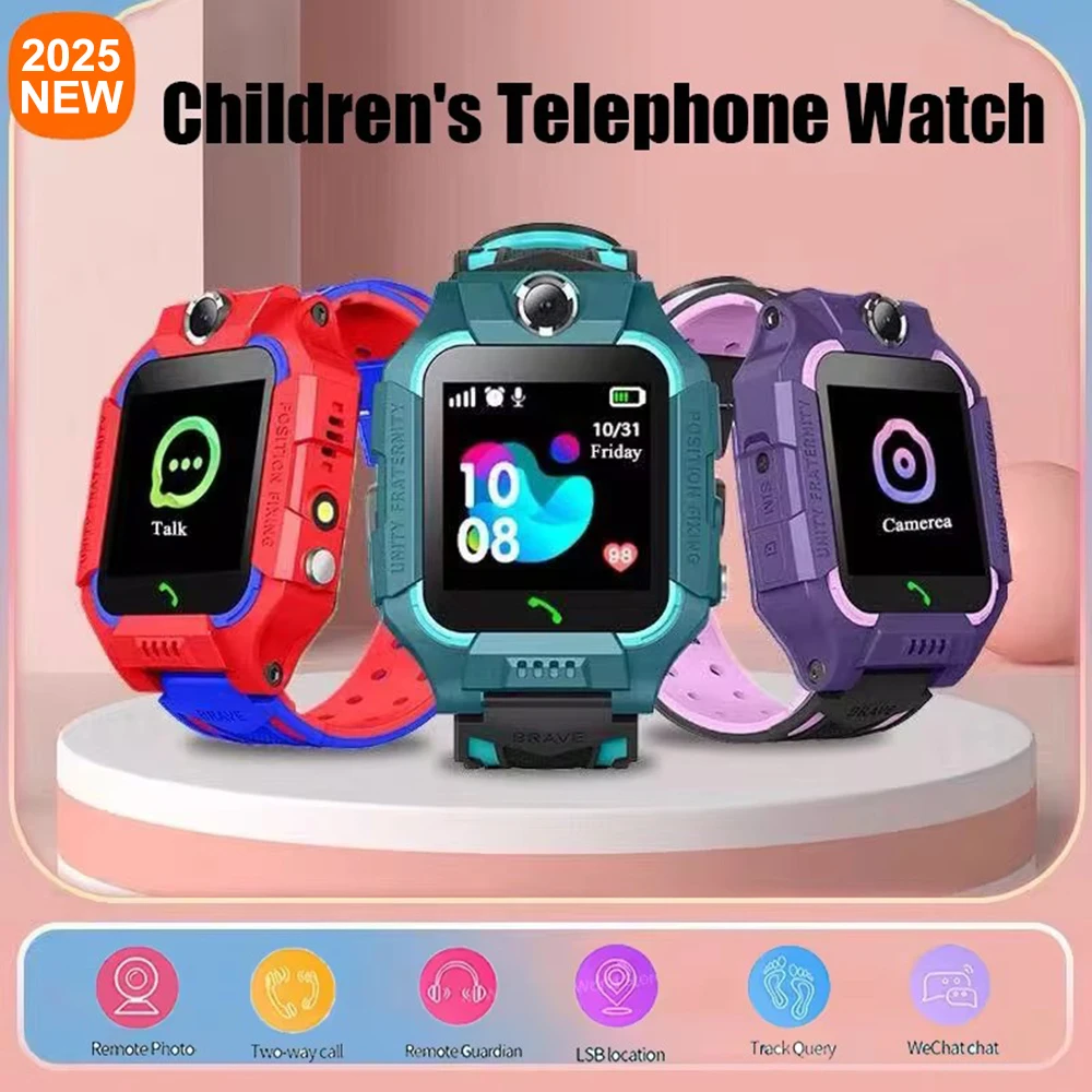

New Kids 2G Smart Watch SOS GPS Location Sim Card Call HD Camera Child SmartWatch Waterproof Watch Gift For IOS Android
