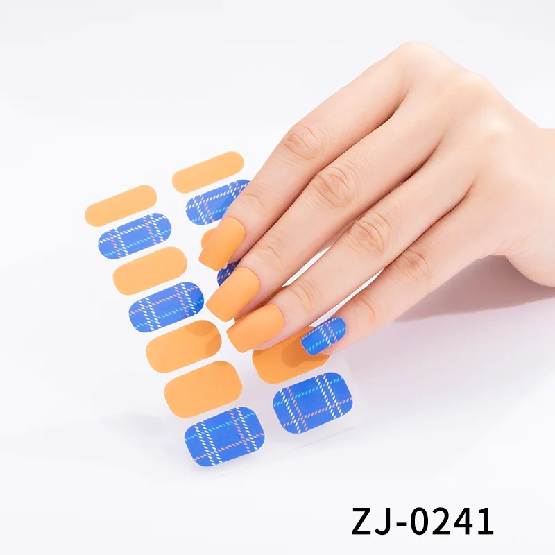 

MEBIS Stickers ZJ Nobake Art Nail StickerFlower Butterfly Waterproof Nail StickerFull Nail StickerSummer Polish Film Sti