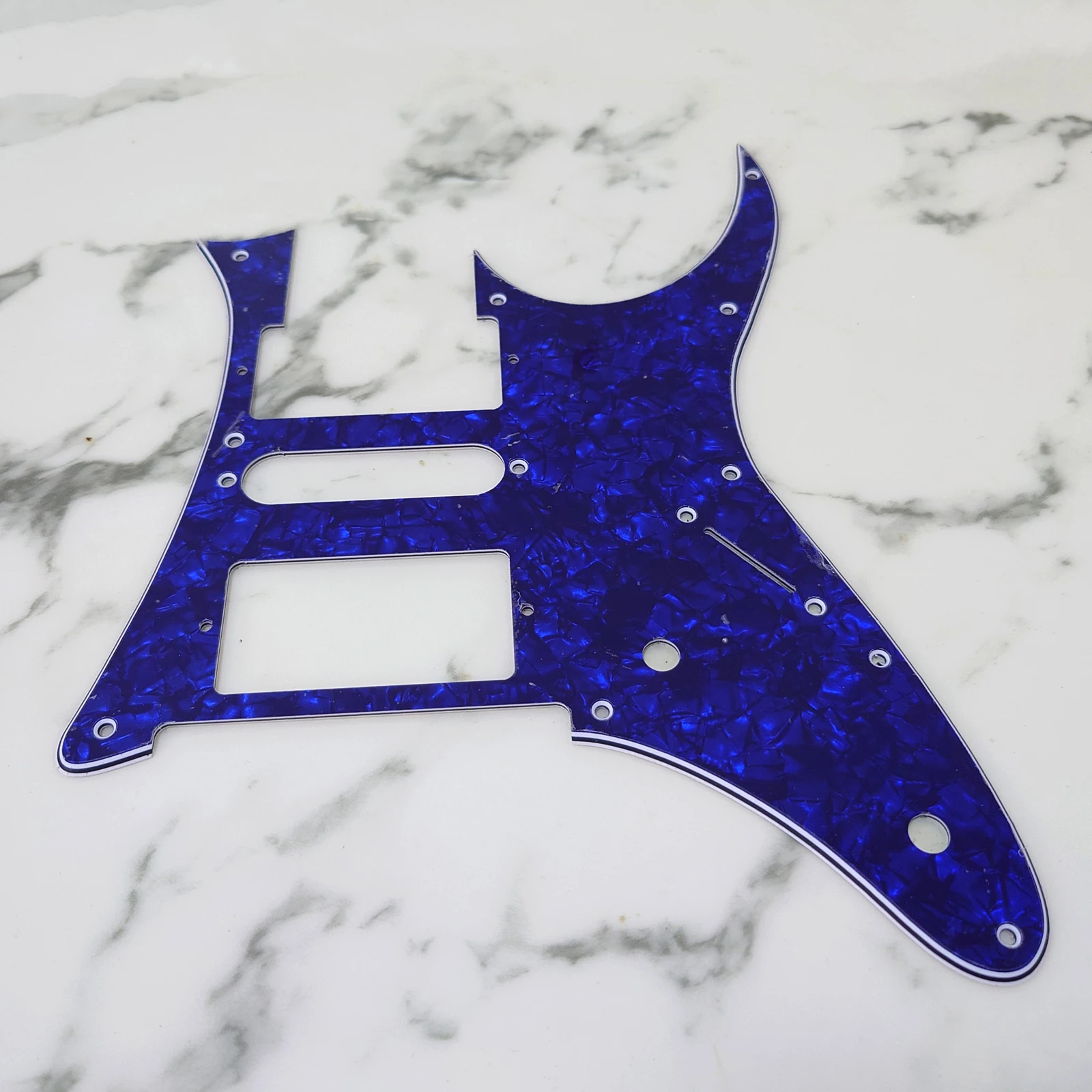 10 فتحات HSH جيتار Pickguard أزرق لؤلؤي لقطع غيار القيثارات الكهربائية طراز RG 350 EX