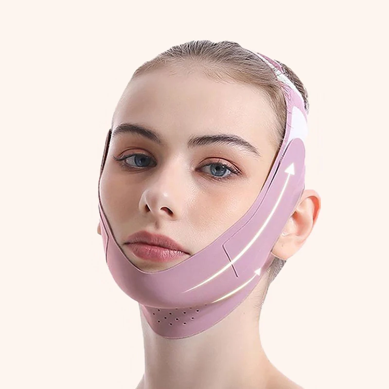 1 Pc Herbruikbare Gezicht Afslanken Bandage V Lijn Bandage Vrouwen Kin Wang Lift Up Riem Gezichtsmassage Band Gezicht Huidverzorging beauty Tools