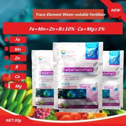 30g Trace Element Water-soluble Fertilizer Chelated Iron Sugar Alcohol Zinc Fluid Boron Polymerized Calcium Foliar Fertilizer