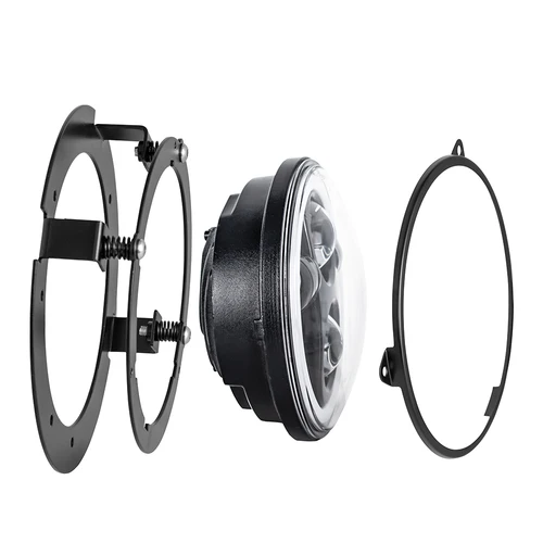 Imagen 2 del producto Kit de soporte de faro de 5,75 pulgadas, piezas de automóvil de motocicleta de 5 3/4 ""para faro Led redondo de 5,75""