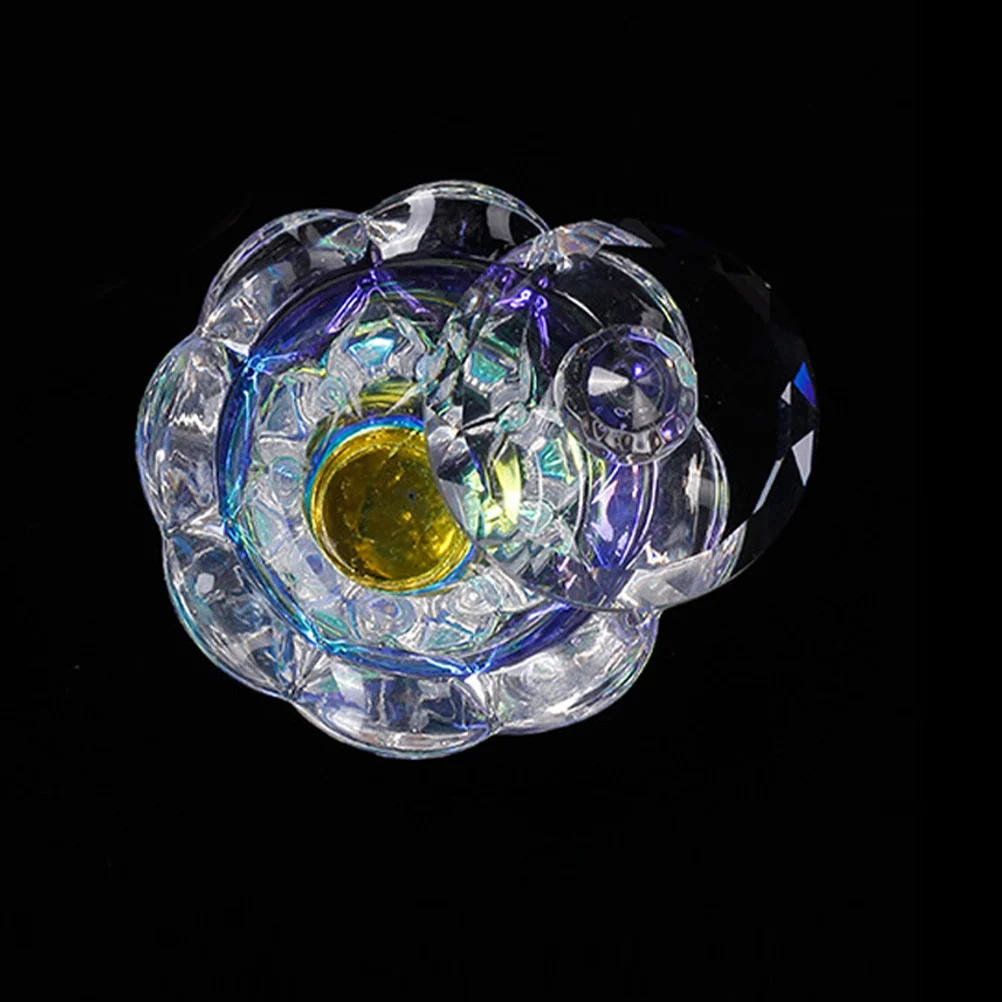 ถ้วยคริสตัลทรงแปดเหลี่ยมสำหรับทำเล็บ 2 ชิ้น วัสดุทนทาน ถ้วยผสมน้ำยาทำเล็บ ถ้วยผสมสำหรับทำเล็บ ถ้วยทรงแปดเหลี่ยมสำหรับงานศิลปะบนเล็บ