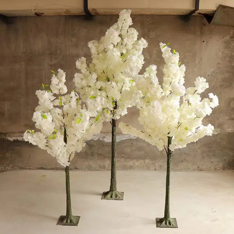 Artificial Flower Cherry Blossom Wishing Tree Christmas Decor Wedding Table Centerpiece Hotel Store Home Display Sakura