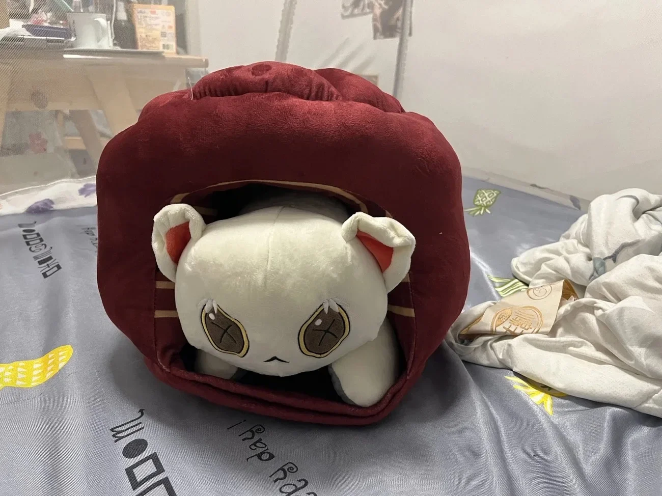 Game Identity V Composer Frederick Kreiburg Cosplay Cute Cat Plush Doll 32cm Anime Plushie Toys Pillow Halloween Gift