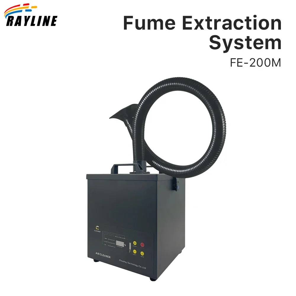 

Fume Extraction System FE-200M 200m³/h Smoke Purifier 99.9% Efficiency Laser Smoke Absorber for Laser Engraving Machine