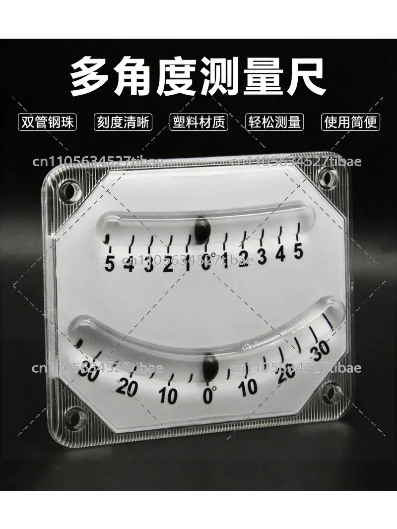 High Precision Angle Inclination Meter Double Tube Steel Ball Level Measuring Tool