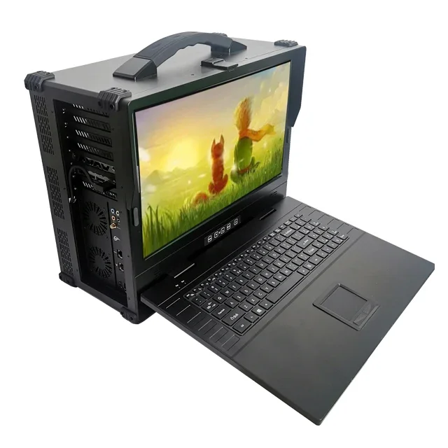 

Custom Aluminum Alloy Chassis 17.3-Inch Rugged Portable Industrial Computer Case For Server Applications In-Stock Item