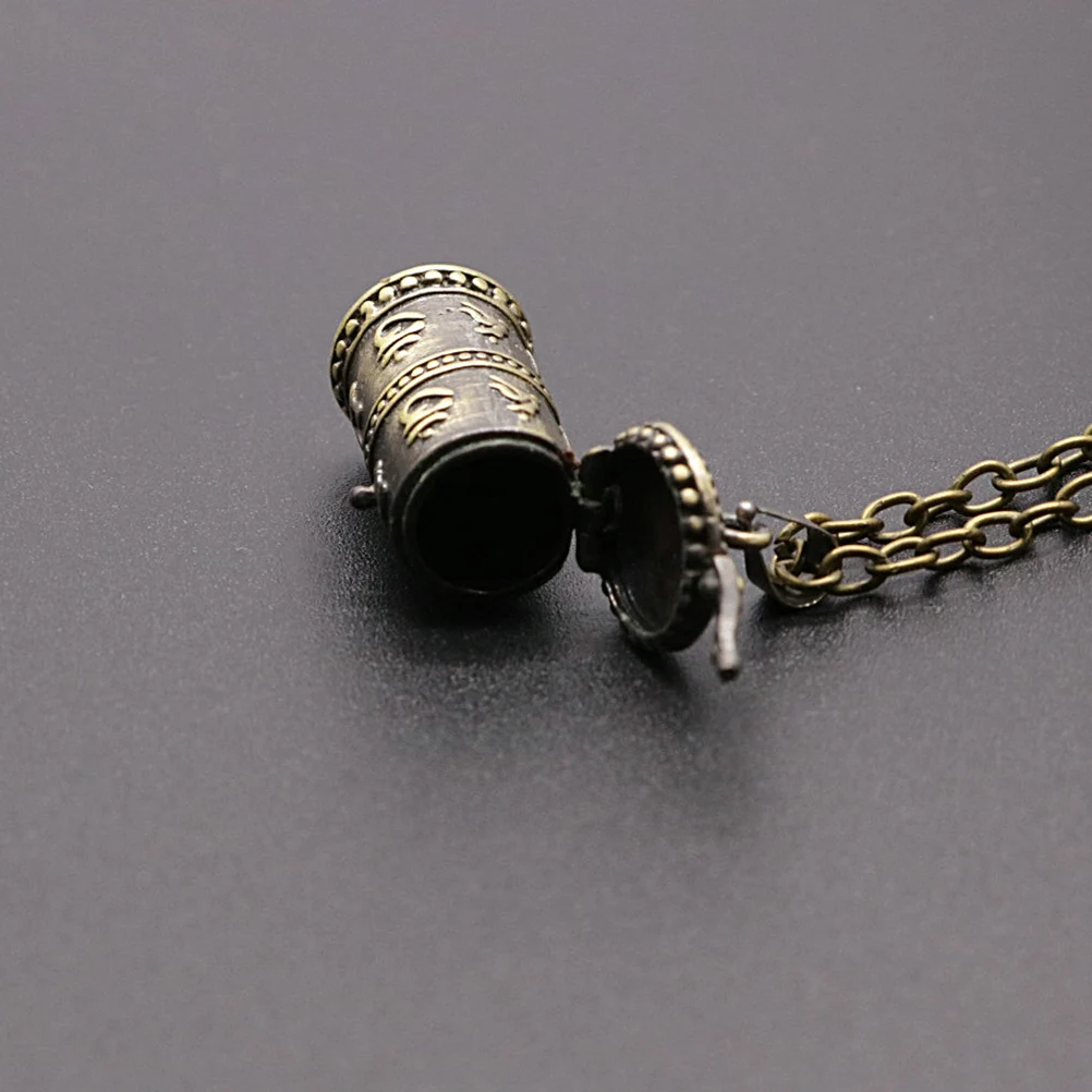 

Elegant Vintage Ash Box Pendant Durable Copper Pet Urn Cremation Memorial Keepsake Jewelry Non-Fading Corrosion Resistant Secure