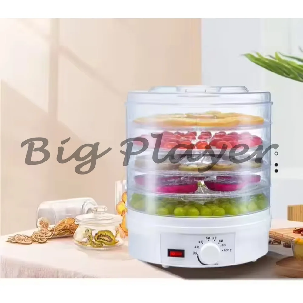 Food dehydrator 5 tray professional electric multi-layer fruit/vegetable dryer fresh-keeping machine