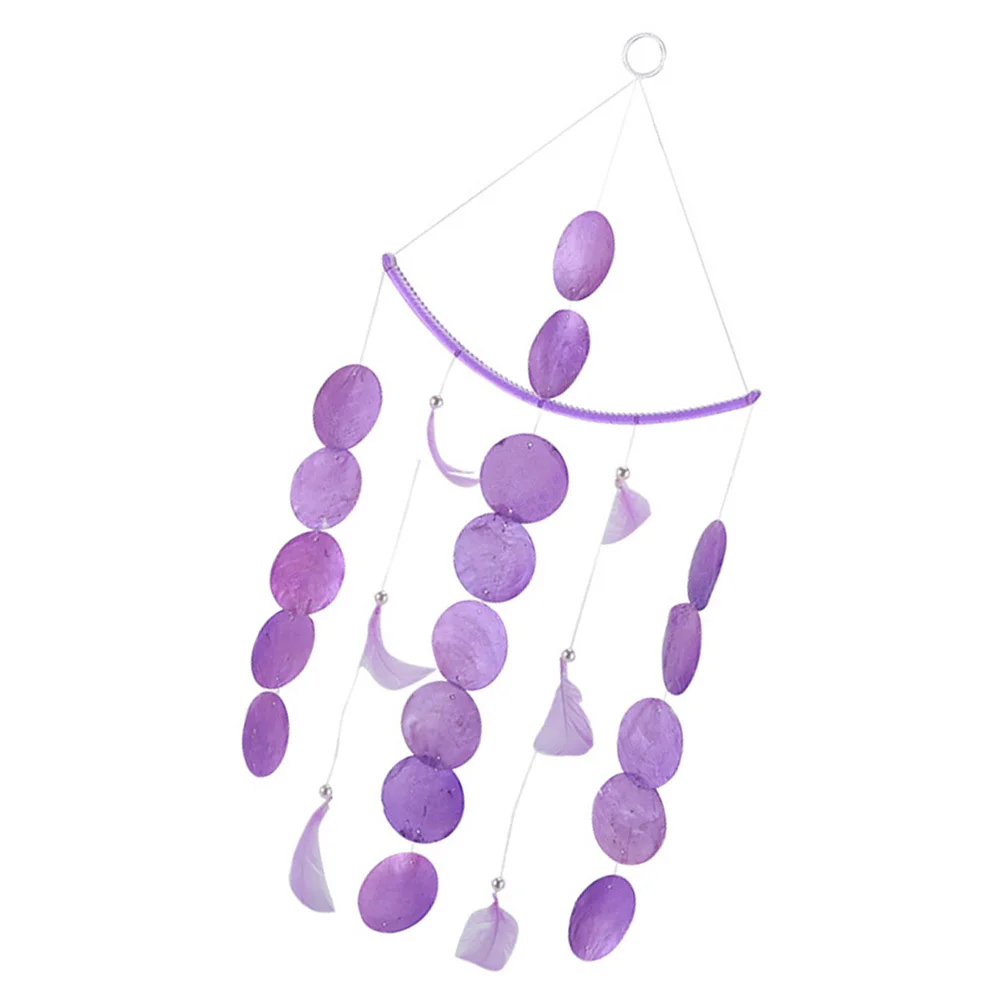 

Shell Wind Chime Outdoor Garden Decor Hanging Pendant For Home Courtyard Terrace Sea Shell Wind Bell Decoration Ornament