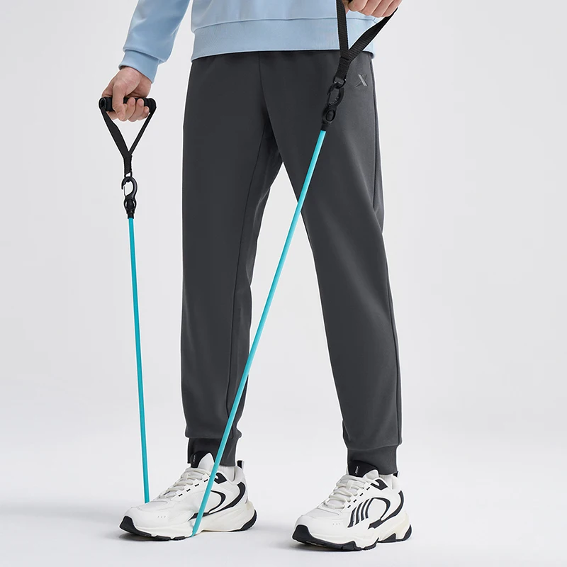 Xtep Knitting Trousers For Men 2024 Autumn Soft Pants Trendy Retro Comfortable Bottoms 876329630162