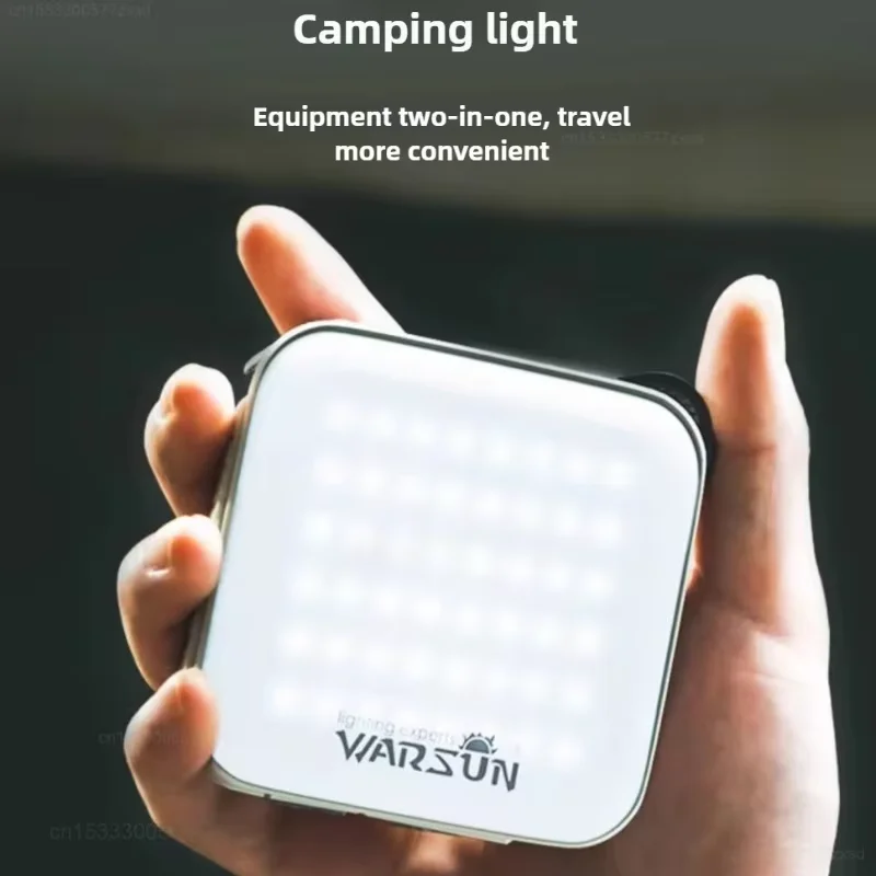 Emergency Flashlight Rechargeable Work Light Portable Flood Light for Outside LED Canopy Tent Light Trouble Light USB Powered